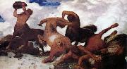 Arnold Bocklin Centaurs' Combat (nn03) Sweden oil painting artist